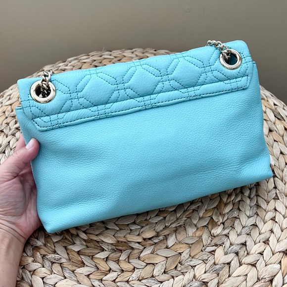 Kate Spade light blue chain strap crossbody shoulder Cynthia purse - Picture 2 of 13